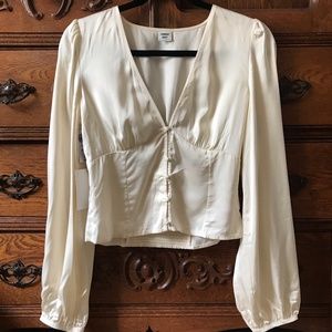 Aritzia "Sunday Best" Ivory Top